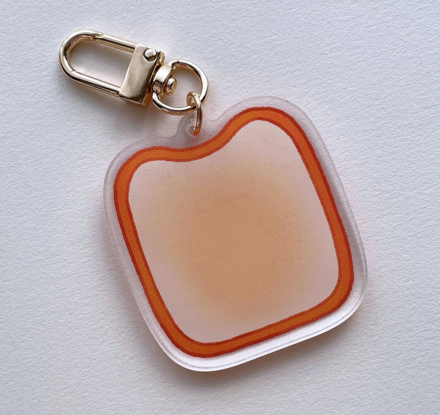 Butter Toast Crumb Keychain