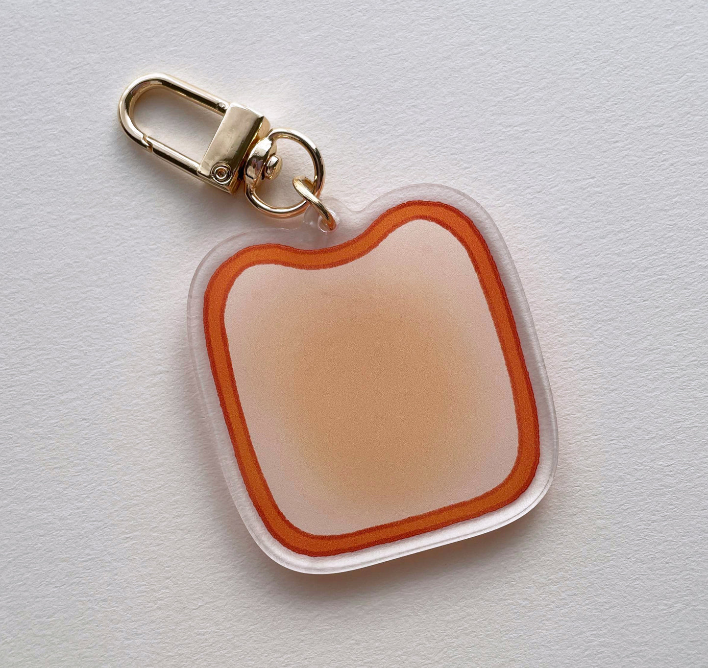 Egg Toast Crumb Keychain