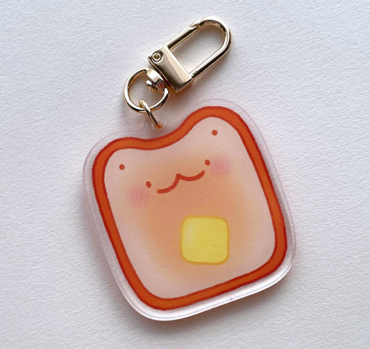 Butter Toast Crumb Keychain