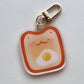 Egg Toast Crumb Keychain