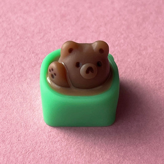 Milo Latte Bear Keycap